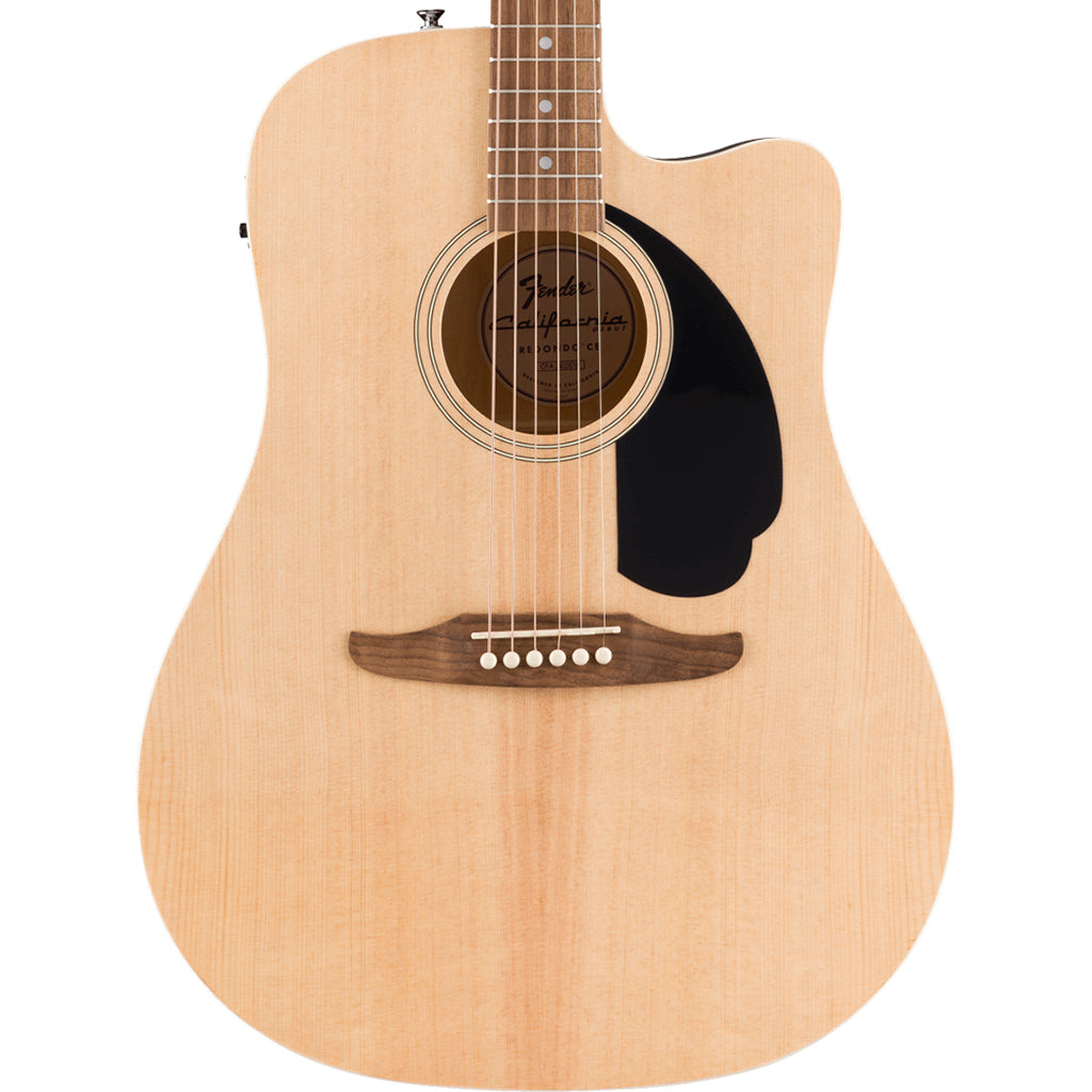 Fender California Debut Redondo CE, Spruce Top, Black Pickguard, Natural