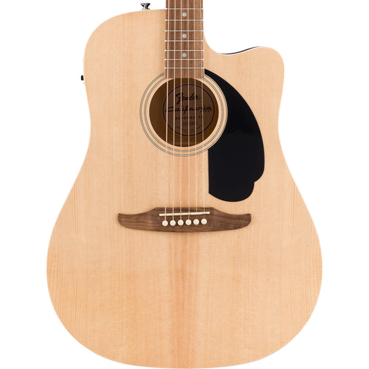 Fender California Debut Redondo CE, Spruce Top, Black Pickguard, Natural