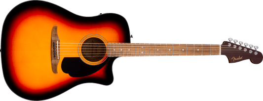 Fender California Standard Redondo CE, Spruce Top, Black Pickguard, 3-Color Sunburst