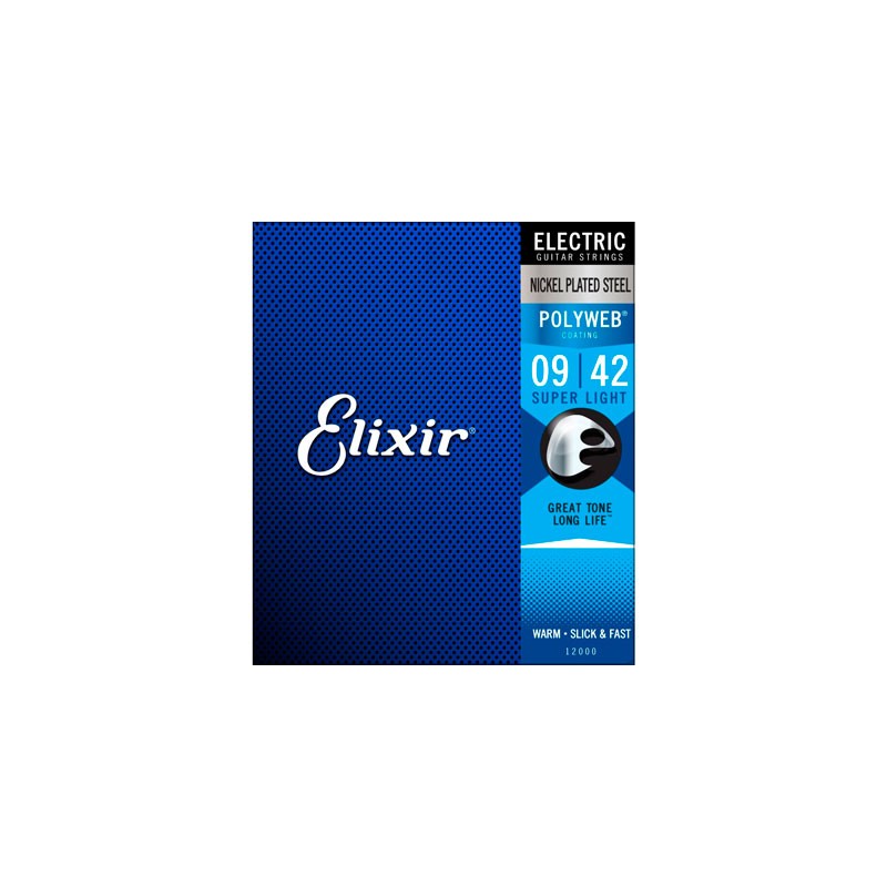 Elixir Polyweb Super Light 9-42 electric strings