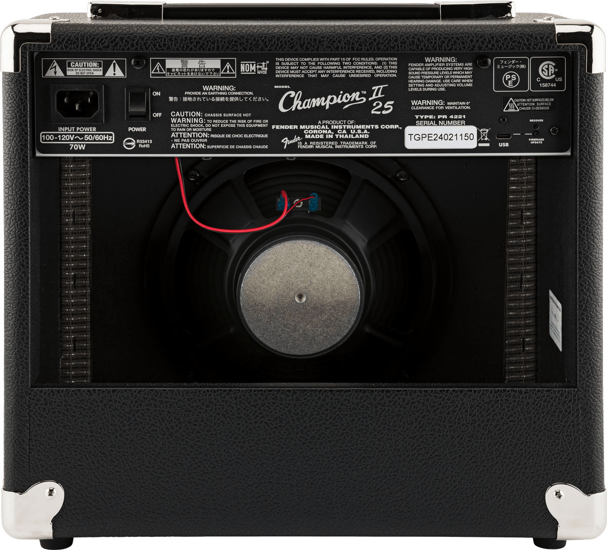 Fender Champion II 25, 8" 25W Amplifier