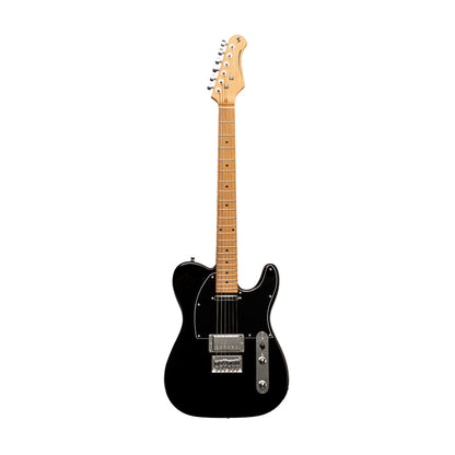 Stagg SETPLUS BK - Vintage “T” Series Electric Guitar (Black) | Stagg Guitar for Beginners, Students & Stage