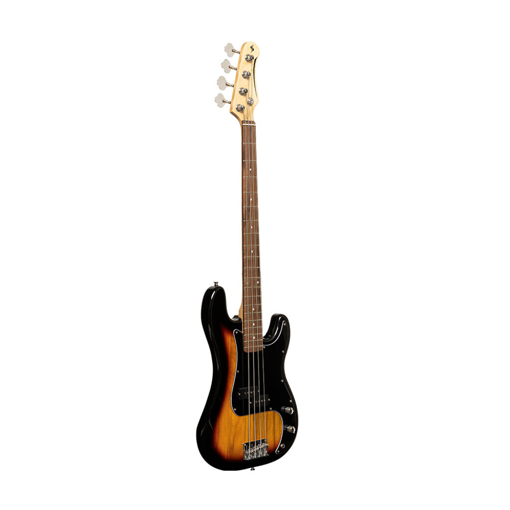 Stagg SBP30 SNB - Standard “P” Electric Bass Guitar (Sunburst) | Stagg Guitar for Beginners, Students & Stage