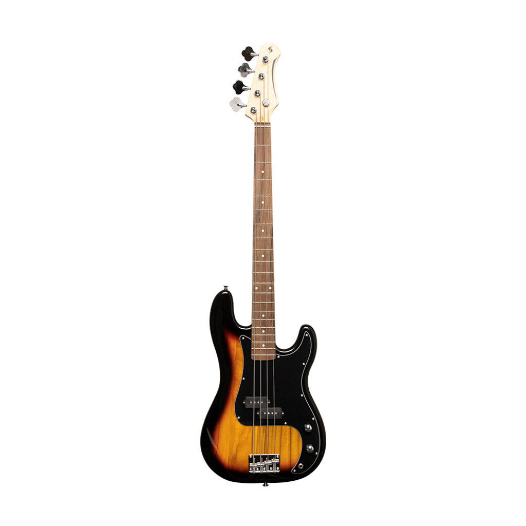 Stagg SBP30 SNB - Standard “P” Electric Bass Guitar (Sunburst) | Stagg Guitar for Beginners, Students & Stage