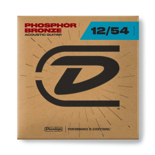 Dunlop DAP1254 Phosphor Bronze Acoustic Strings 12-54