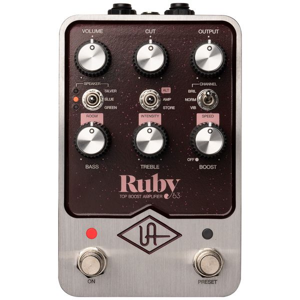 Universal Audio Ruby '63 Top Boost Amplifier Pedal