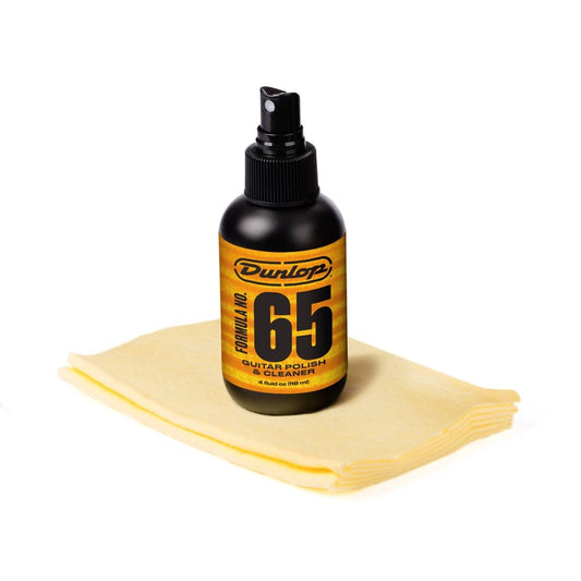 Dunlop Formula 65 Guitar Polish & Cleaner with Cloth