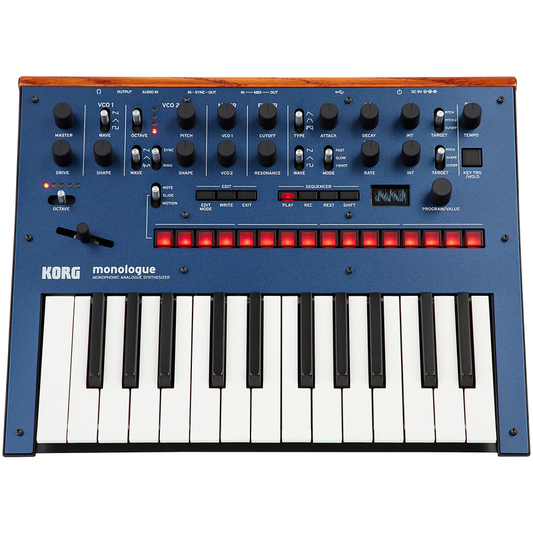 Korg monologue Synthesizer Blue