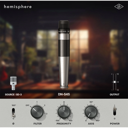 Universal Audio SD-3x3 Dynamic Microphone Bundle
