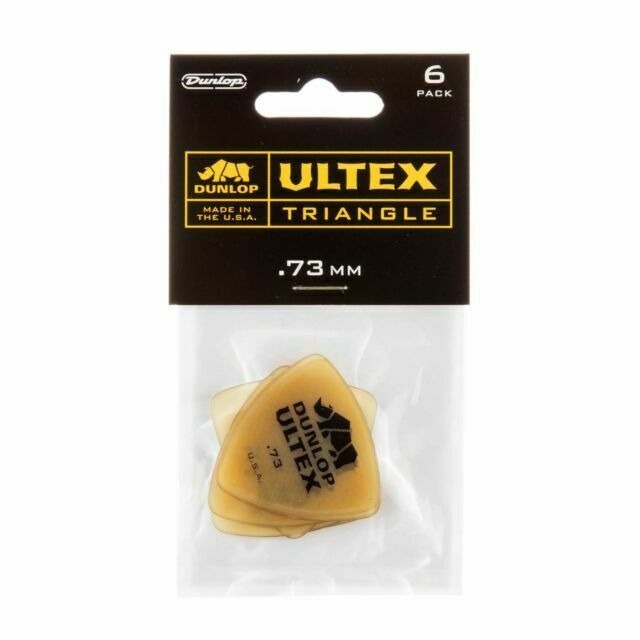 Dunlop Ultex Triangle Pick .73mm 6-Pack