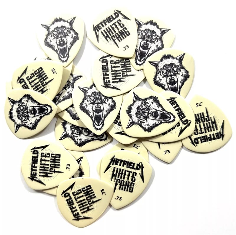 Dunlop PH122R1.14 White Fang Picks 1.14mm (24)