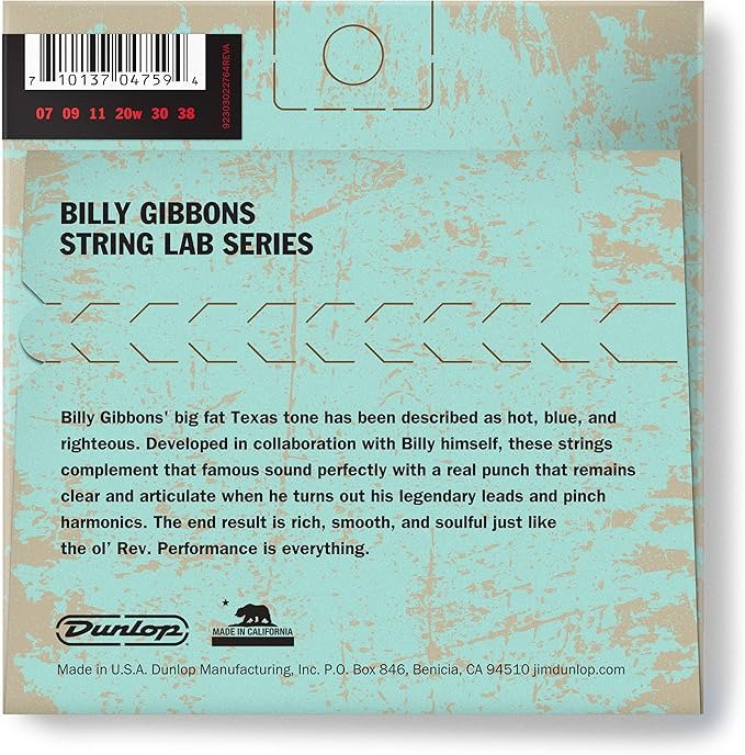 Dunlop RWN0738 Rev. Willy Electric Strings 7-38