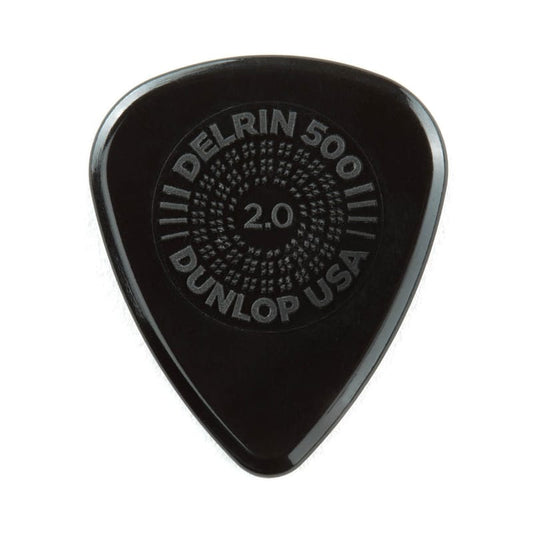 Dunlop Delrin 500 Prime Grip Picks 2.0mm 12-Pack