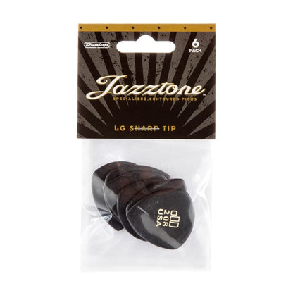 Dunlop Jazztone Large Point Tip Picks 6-Pack