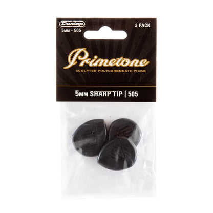 Dunlop Primetone Classic Sharp Tip Picks 5.0mm 6-Pack
