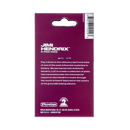 Dunlop Jimi Hendrix Are You Experienced Picks 6-Pack