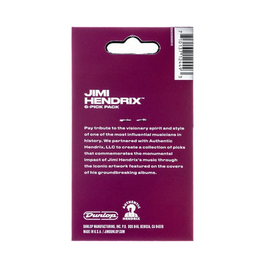 Dunlop Jimi Hendrix Are You Experienced Picks 6-Pack