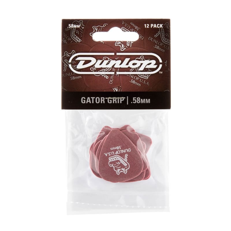 Dunlop Gator Grip Picks .58mm 12-Pack