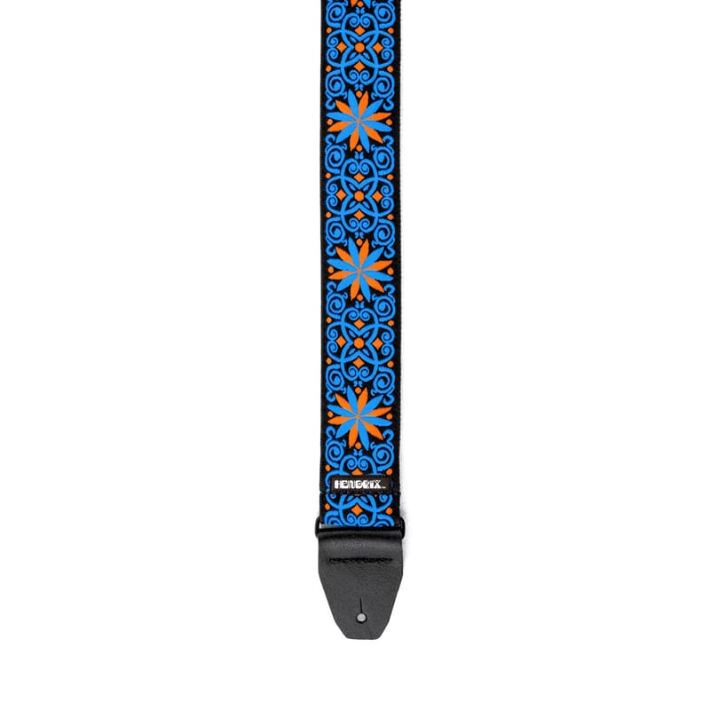 Dunlop Jimi Hendrix Blacklight Fillmore Blue Strap JH25