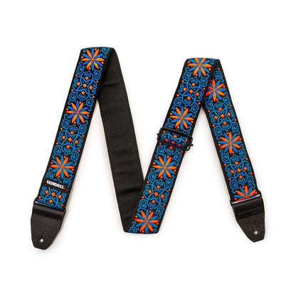 Dunlop Jimi Hendrix Blacklight Fillmore Blue Strap JH25
