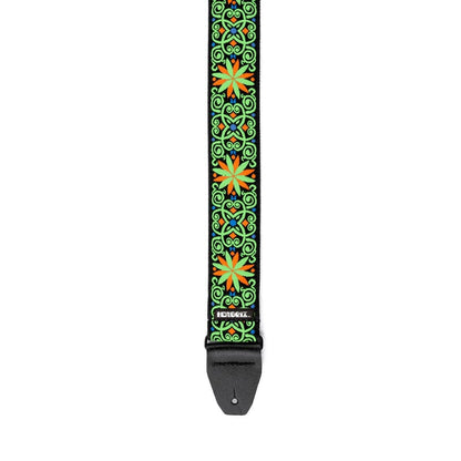 Dunlop Jimi Hendrix Blacklight Fillmore Green Strap JH26