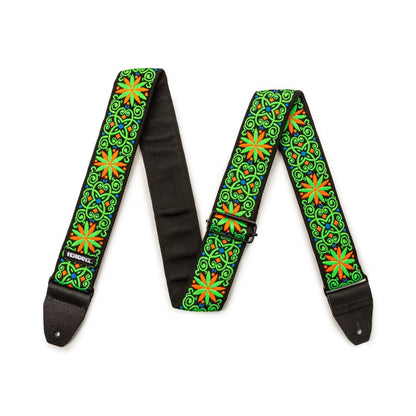 Dunlop Jimi Hendrix Blacklight Fillmore Green Strap JH26