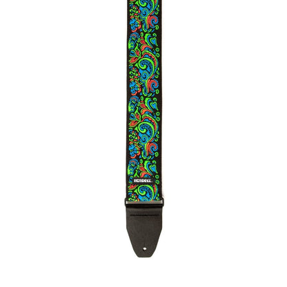 Dunlop Jimi Hendrix Blacklight Love Drops Blue Strap JH27
