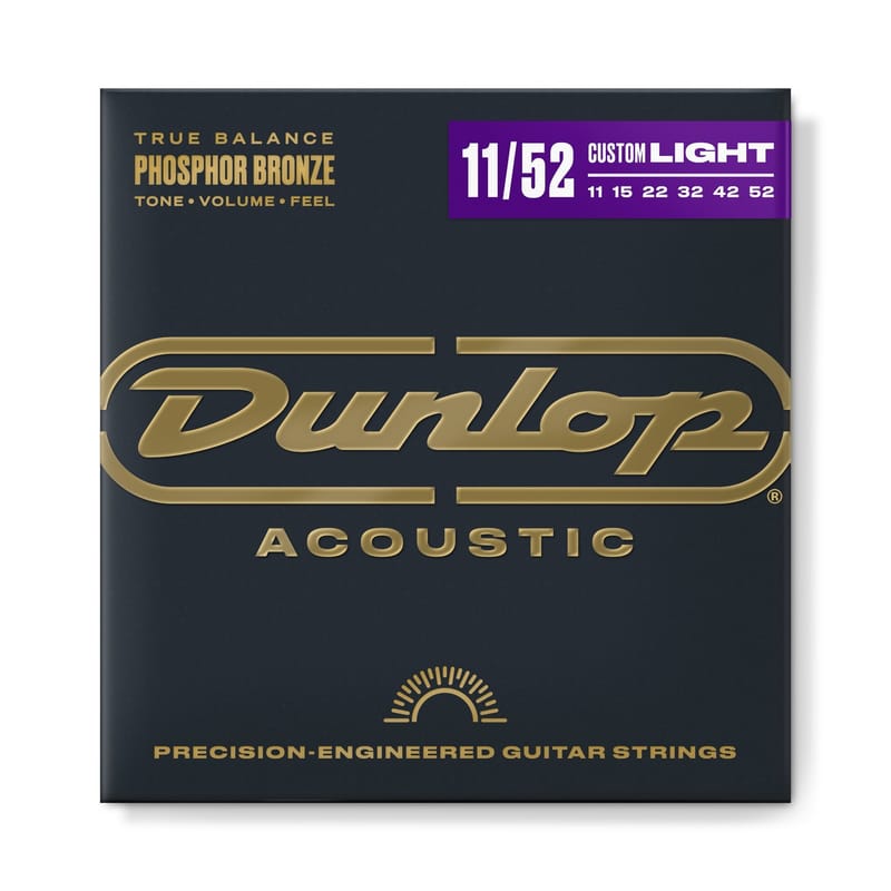 Dunlop DAP1152 Phosphor Bronze Acoustic Strings 11-52