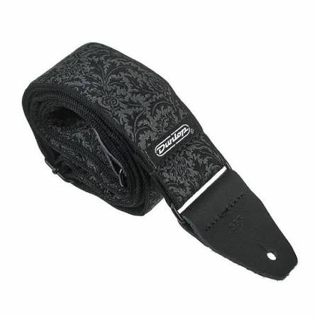 Dunlop Jacquard Black Thistle Guitar Strap