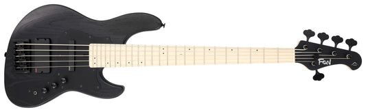 FGN MIGHTY JAZZ JMJ53-ASH-DE-M FIVE STRING BASS IN OPEN PORE BLACK