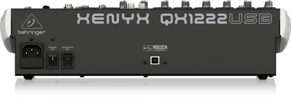 Behringer Xenyx QX1222USB Mixer with USB and Effects