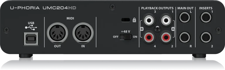 Behringer U-Phoria UMC204HD USB Audio Interface