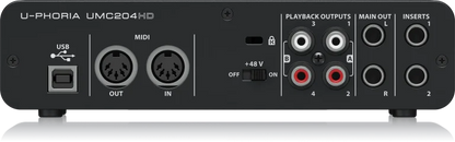 Behringer U-Phoria UMC204HD USB Audio Interface