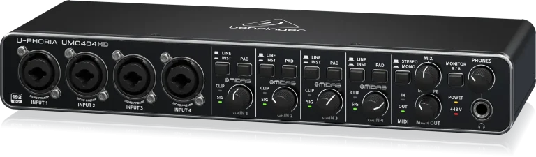 Behringer U-Phoria UMC404HD USB Audio Interface
