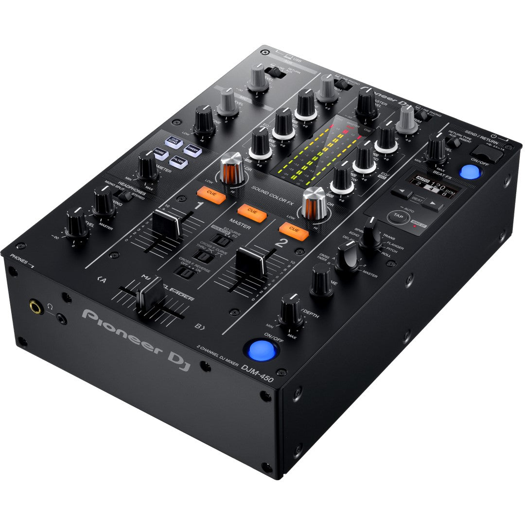 Pioneer DJ DJM-450 2-channel DJ Mixer with Beat FX