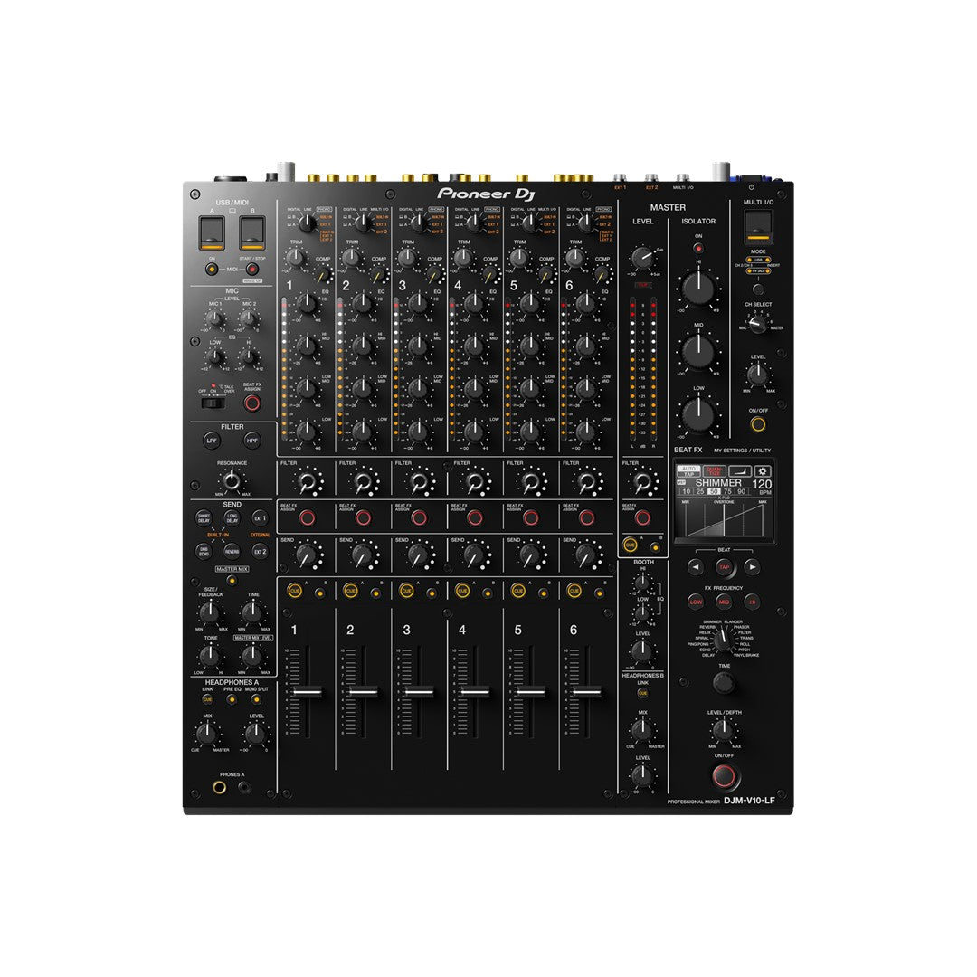 Pioneer DJ DJM-V10-LF Creative Style 6-channel Professional DJ Mixer