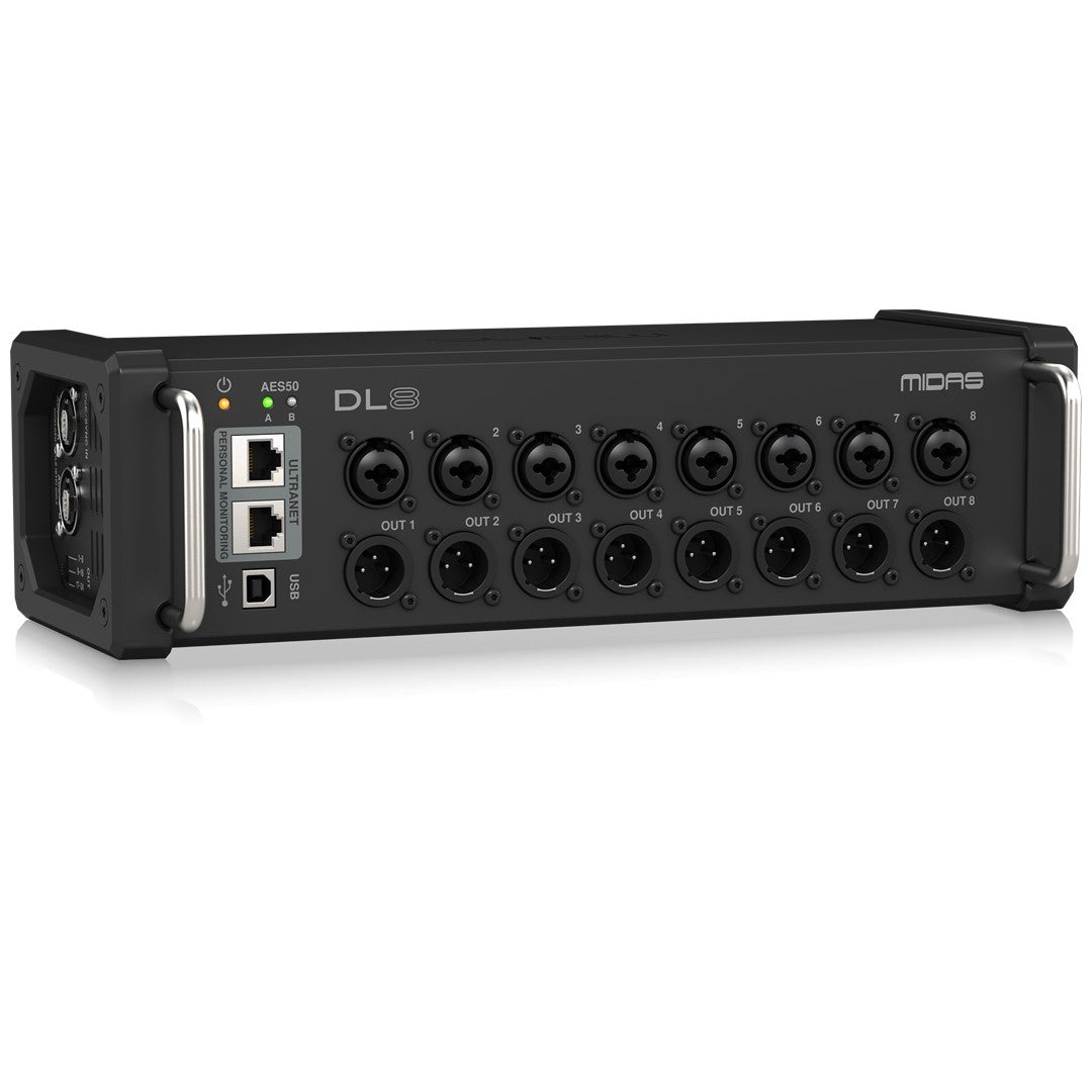 Midas DL-8 Powered 8 Input/8 Output Stage Box