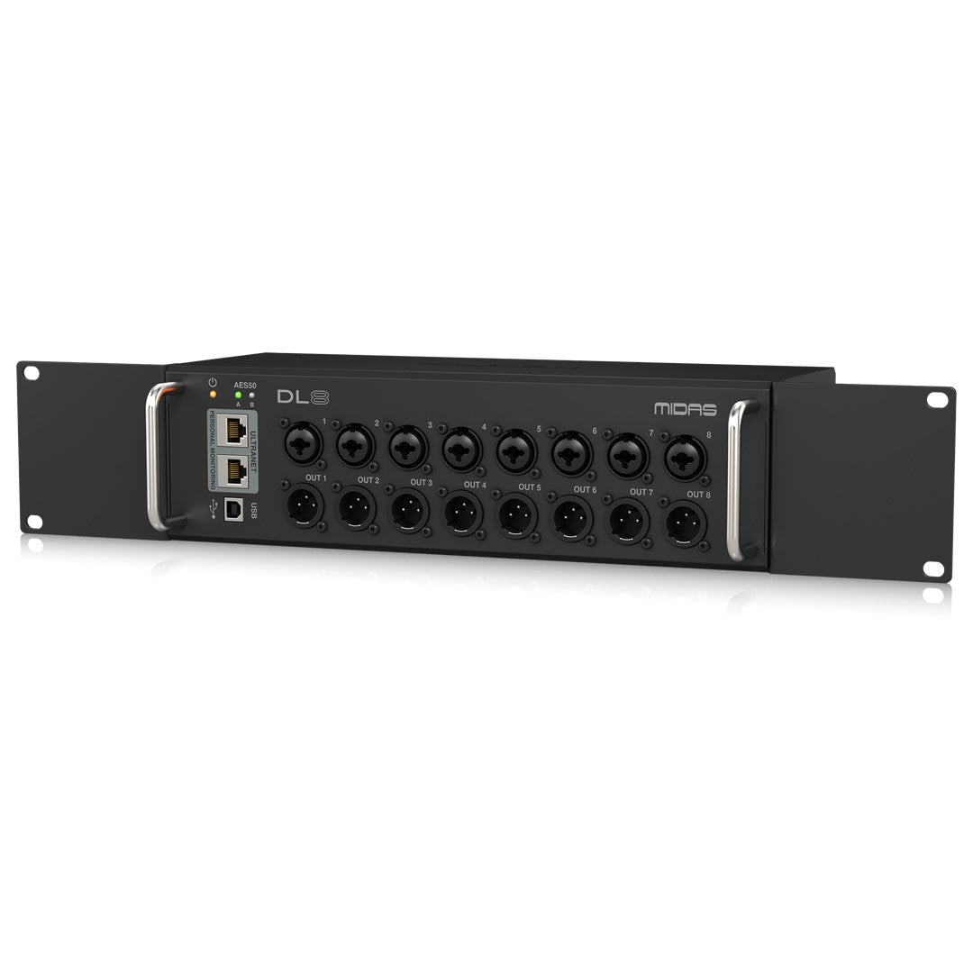 Midas DL-8 Powered 8 Input/8 Output Stage Box