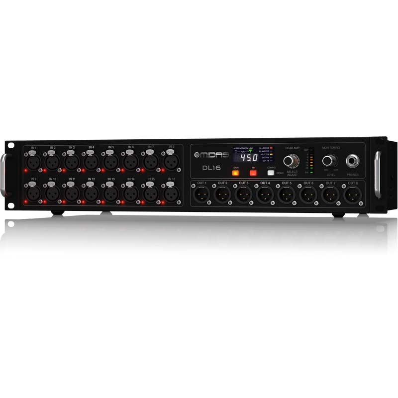 Midas DL-16 16 Input and 8 Output Stage Box
