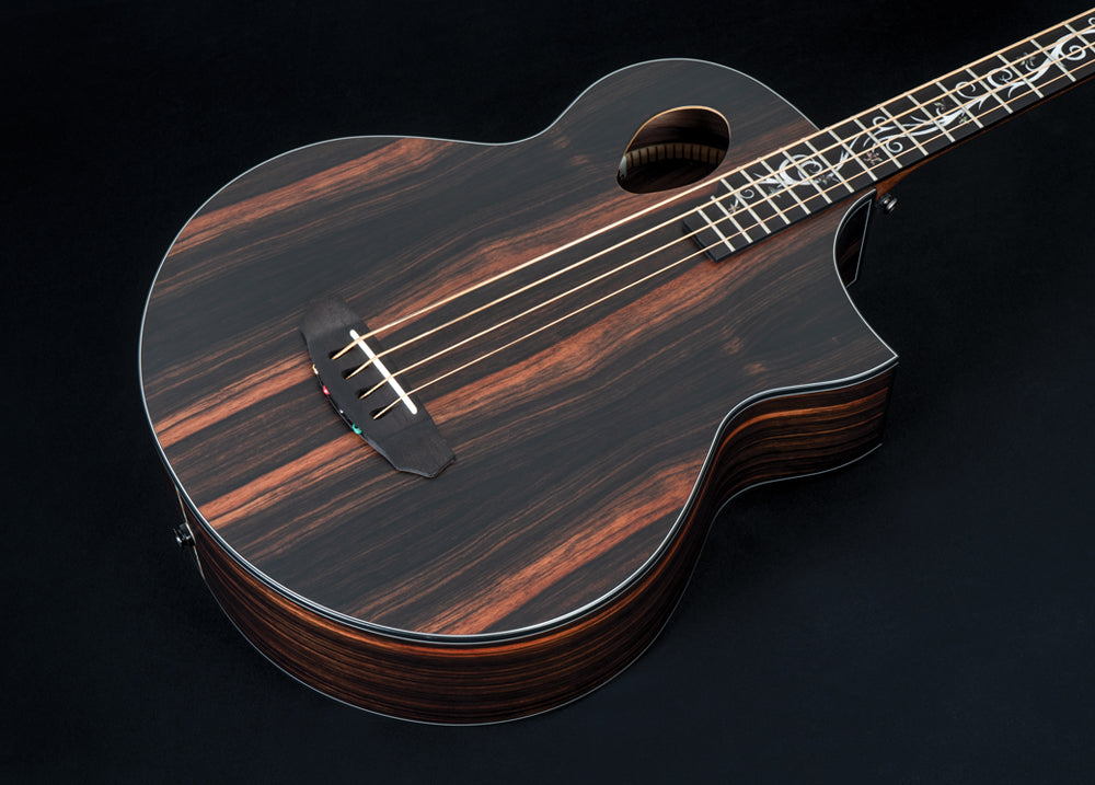 Michael Kelly Dragonfly 4 Port Java Ebony Acoustic Bass Guitar