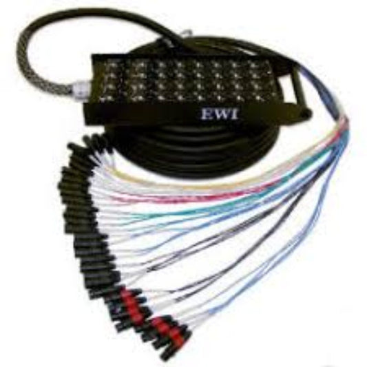 EWI PSPX 32 8 150S - 32×8 Snake Cable w/ Strain Relief 150ft (45M) | Professional Stage Snake Cable for Live Sound & Churches