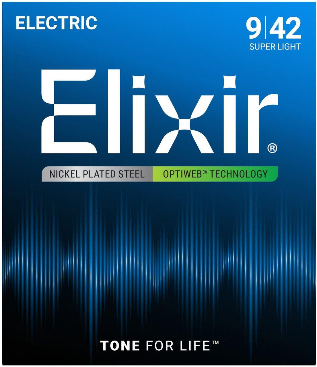 Elixir Optiweb Super Light 9-42 electric strings