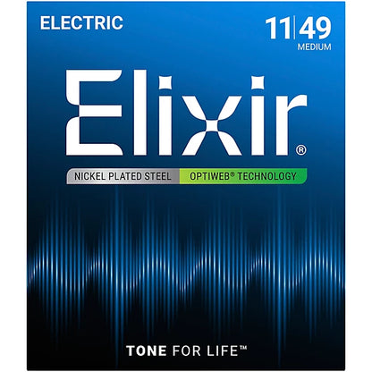 Elixir Optiweb Medium 11-49 electric strings