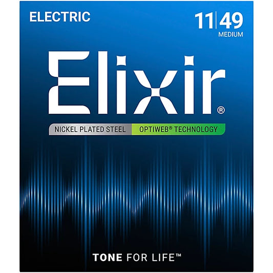 Elixir Optiweb Medium 11-49 electric strings
