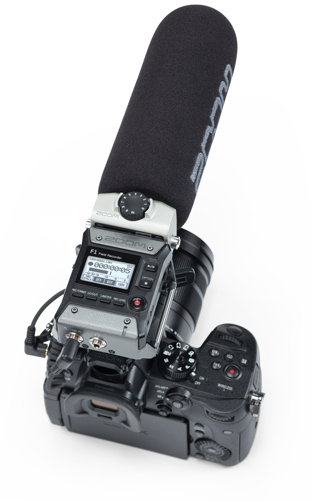 Zoom F1-SP Field Recorder with Shotgun Mic