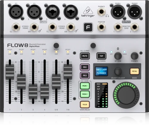 Behringer FLOW 8 8-input Digital Mixer with Bluetooth