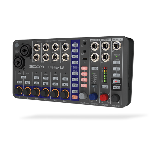 Zoom LiveTrak L6 Digital Mixer and Recorder