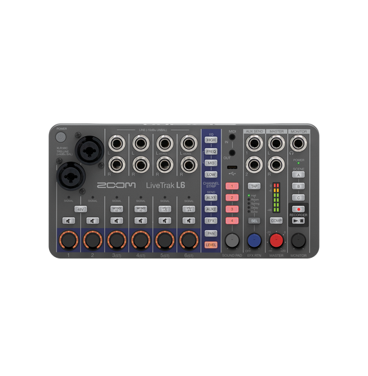 Zoom LiveTrak L6 Digital Mixer and Recorder