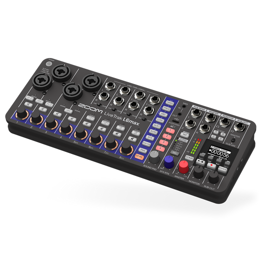 Zoom LiveTrak L6max Digital Mixer and Recorder