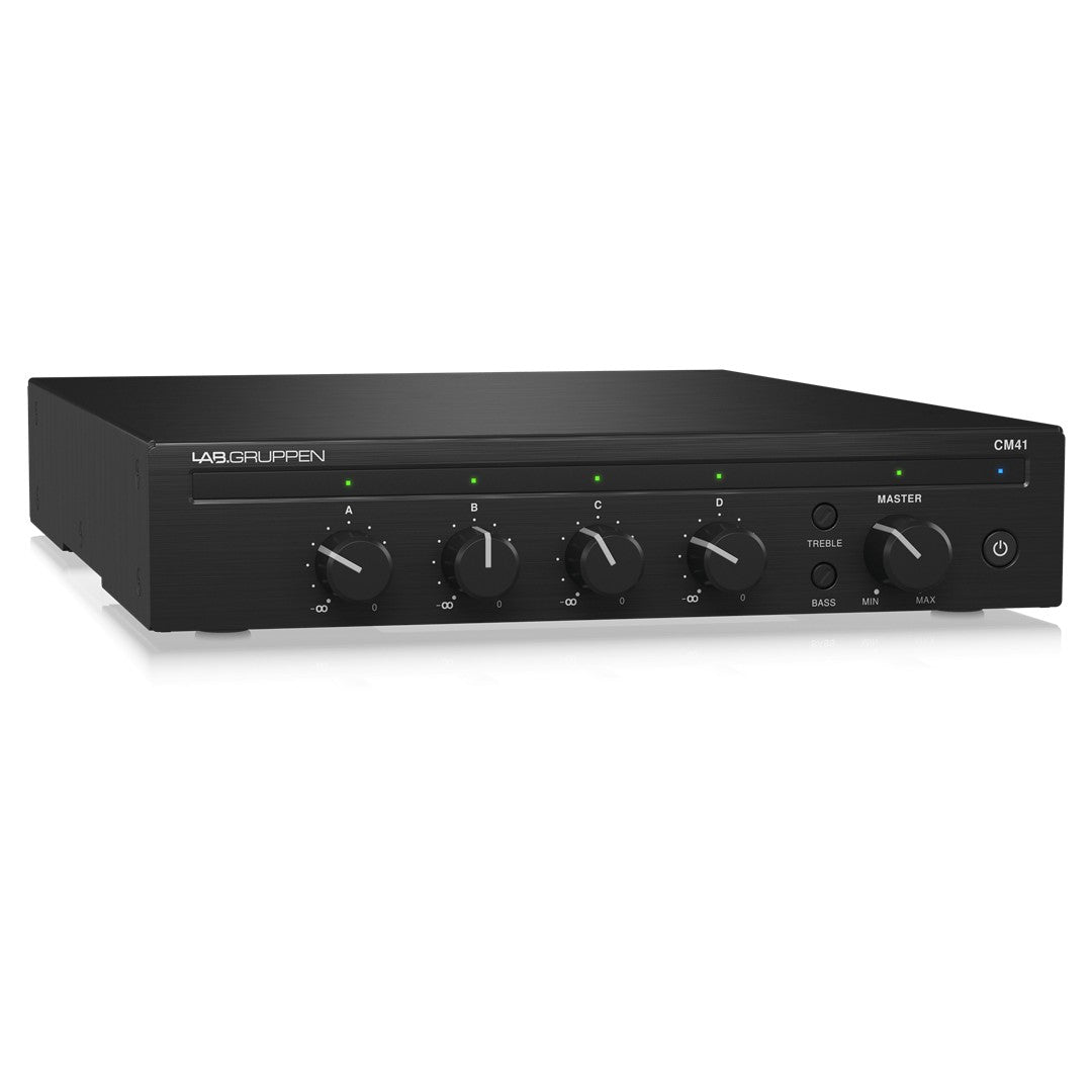 Lab Gruppen CM-41 Commercial Mixer with 4 Inputs and 1 Output
